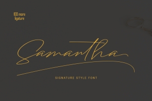 Samantha Signature Font Font Download