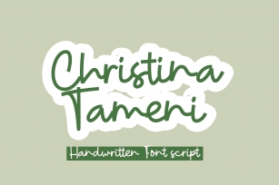 Christina Tameni Font Download