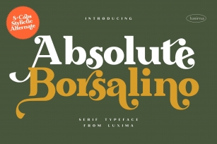 Absolute Borsalino Font Download