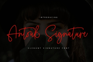 Antouk Signature Slant Font Download