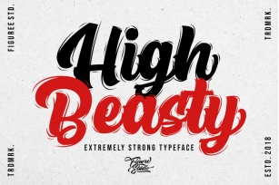 High Beasty Font Download