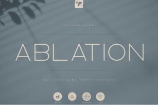 Ablation - Sans Serif Typeface Font Download