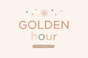 Golden hour Font Download