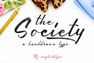 Society typeface Font Download