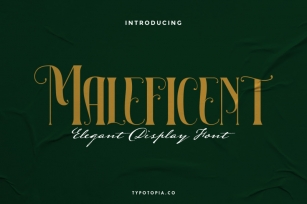 Maleficent Font Download