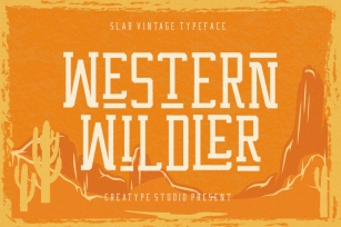 Western Wildler Slab Vintage Font Download