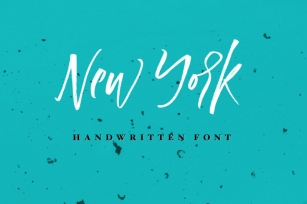 New York Handwritten Font Font Download