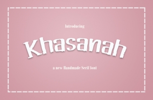 KHASANAH Font Download