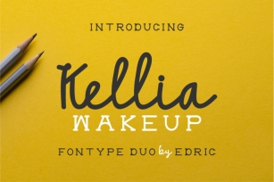 Kellia Wakeup Font Download