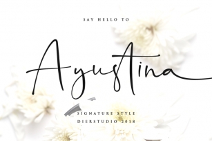 Ayustina - Signature Font Font Download