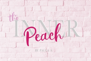 The Inner Peach | Font Duo Font Download