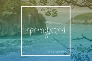 Springward Lowercase Font Download