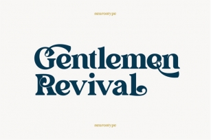 Gentlemen Revival Font Font Download