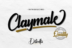 Claymale Font Download