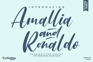 Amallia and Ronaldo Script LS Font Download
