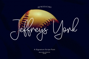 Jeffreys York Signature Script Font Download