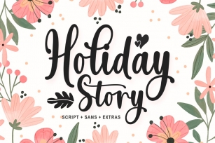 Holiday Story Duo Font Download