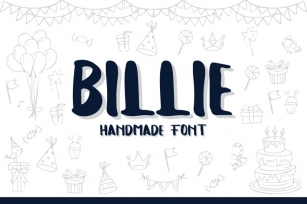 Billie Typeface - Handmade Font Font Download