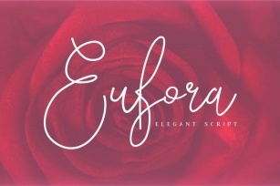 Eufora Elegant Script Font Download