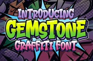 Gemstone Graffiti Font Download