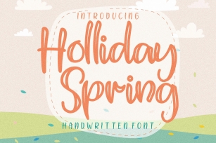 Holliday Spring Font Download