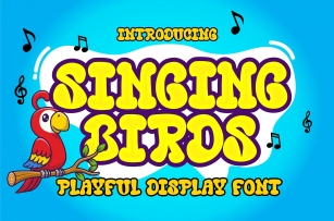 Singing Bird Font Download