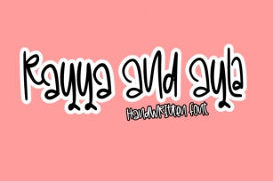 Rayya and Ayla Font Download