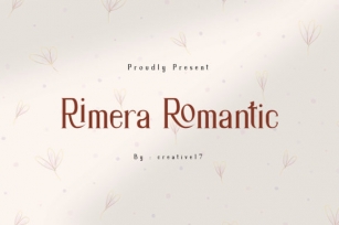 Rimera Romantic Font Download