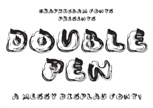 Double Pen Font Download