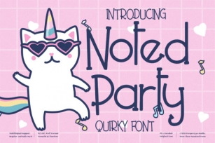 Noted Party Font Download
