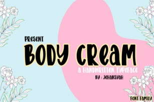 Body Cream Font Download
