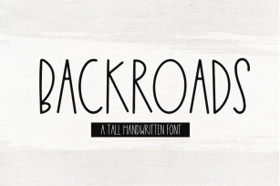 Backroads - Farmhouse Font Font Download