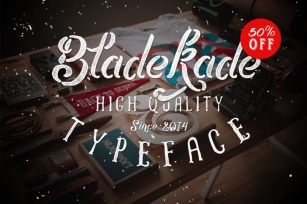 Bladekade (50%off and bonus) Font Download