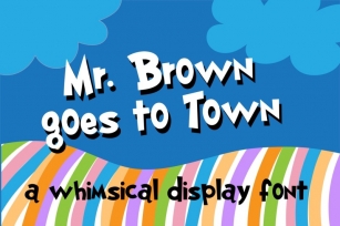 ZP Mr. Brown Goes To Town Font Download