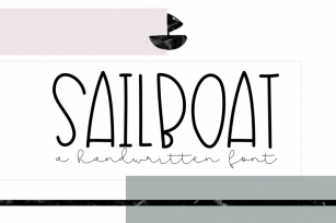 Sailboat - A Cute Handwritten Font Font Download