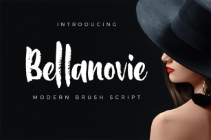 Bellanovie  Modern Brush Script Font Download
