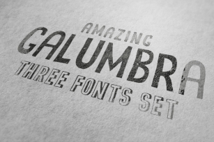 Galumbra Font Set Font Download