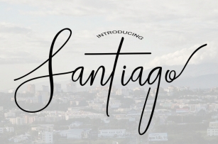 Santiago Script Font Download