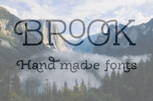 Brook Typeface Font Download