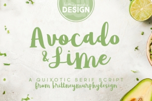 Avocado & Lime Font Download