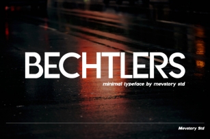 Bechtlers Modern & Elegant Sans Serif Font Font Download