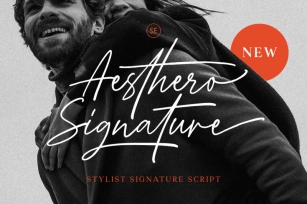 Aesthero - Stylish Signature Script Font Download