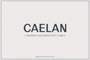 Calean Sans Serif Font Family Font Download