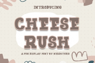 Cheese Rush Display Font Font Download