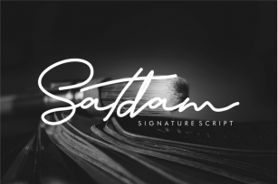 Satdam - Signature Script Font Download