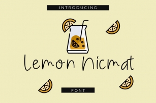 Lemon nicmat Font Download