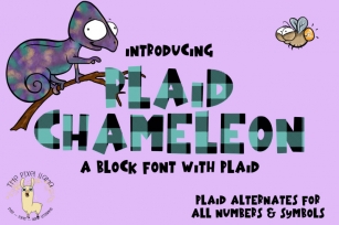 Plaid Chameleon Font Font Download