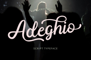 Adeghio Stylish Script Font Font Download