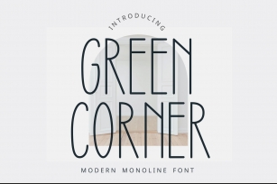 GREEN CORNER Font Download