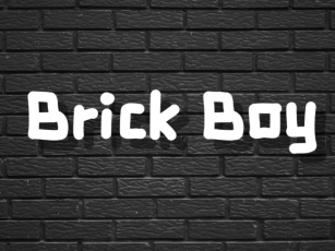 Brick Boy Font Download